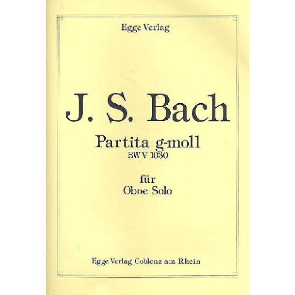 Partita g-Moll BWV1030