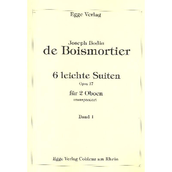 6 leichte Suiten op.17 Band 1 (Nr.1-3)