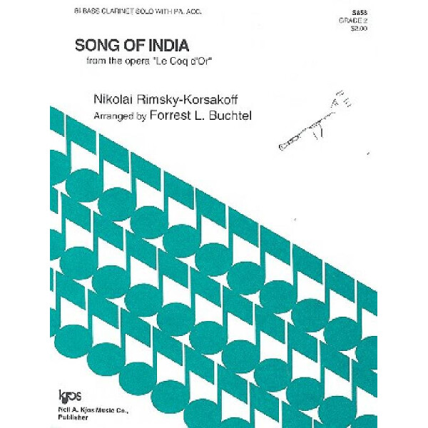 Song of India for bass clarinet and