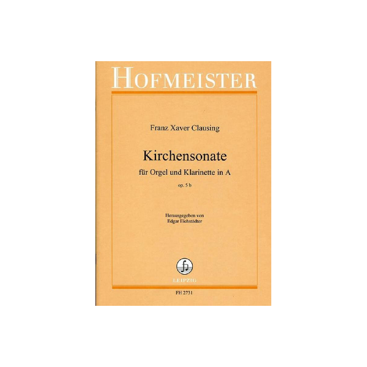 Kirchensonate op.5b f&uuml;r Orgel und