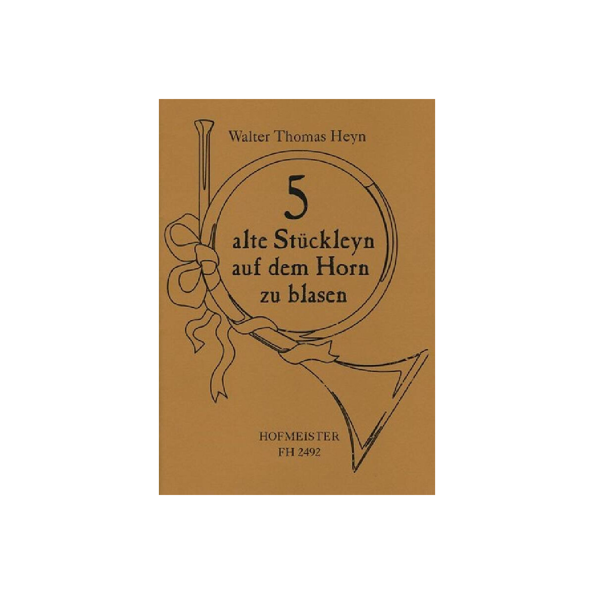 5 alte Stückleyn auf dem Horn zu bl box