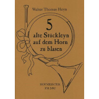 5 alte Stückleyn auf dem Horn zu blasen
