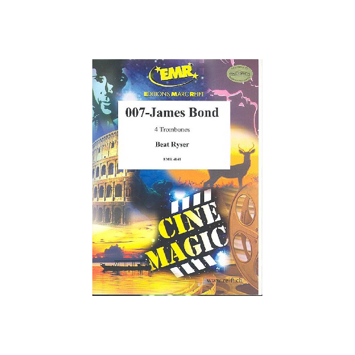 007 - James Bond for 4 trombones box