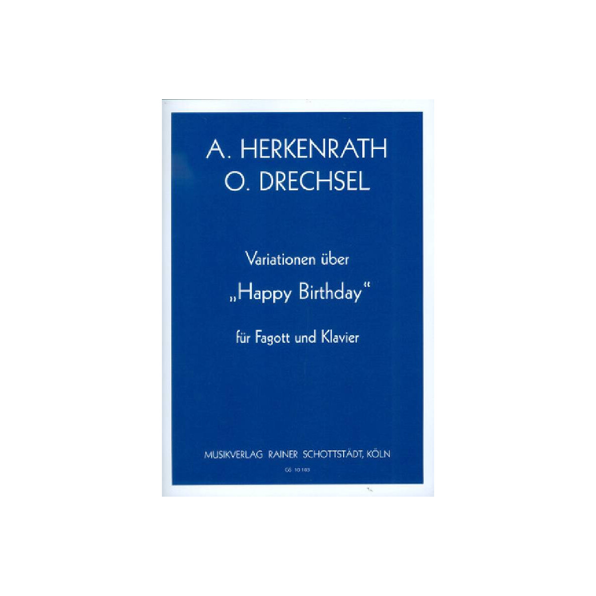 Variationen über Happy Birthday box