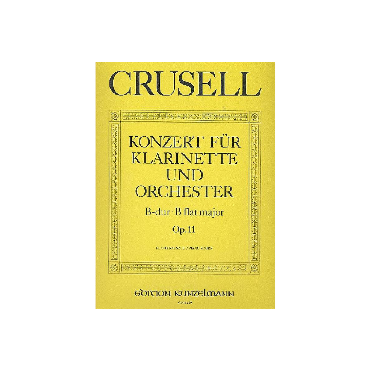 Konzert B-Dur op.11 für Klarinette box