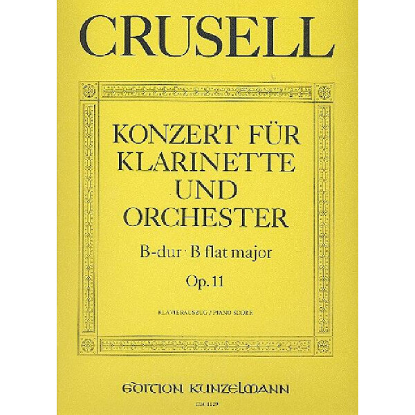 Konzert B-Dur op.11 für Klarinette