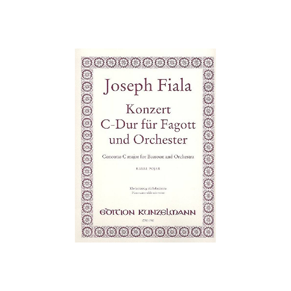Konzert C-Dur für Fagott und Orches box