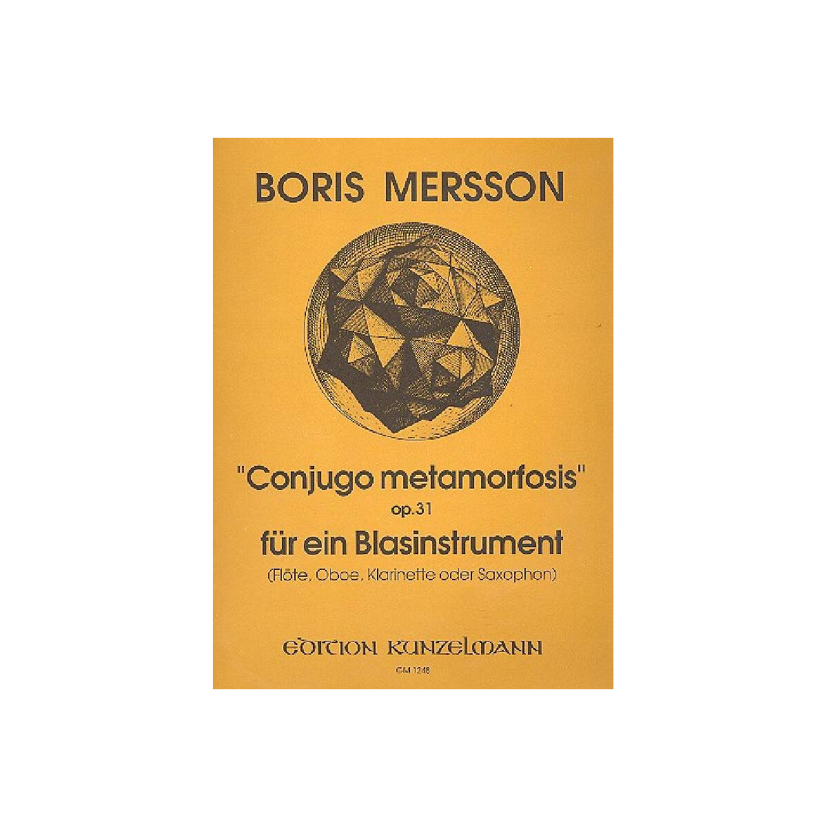 Conjugo metamorfosis op.31 für ein box