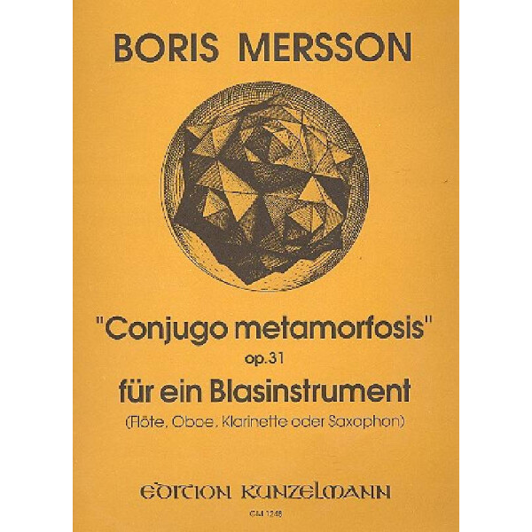 Conjugo metamorfosis op.31 für ein