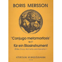 Conjugo metamorfosis op.31 für ein