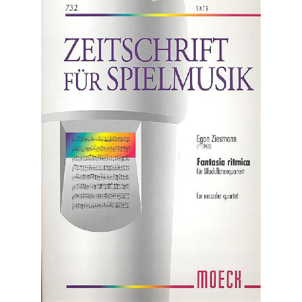 Fantasia Ritmica für Blockflöten-