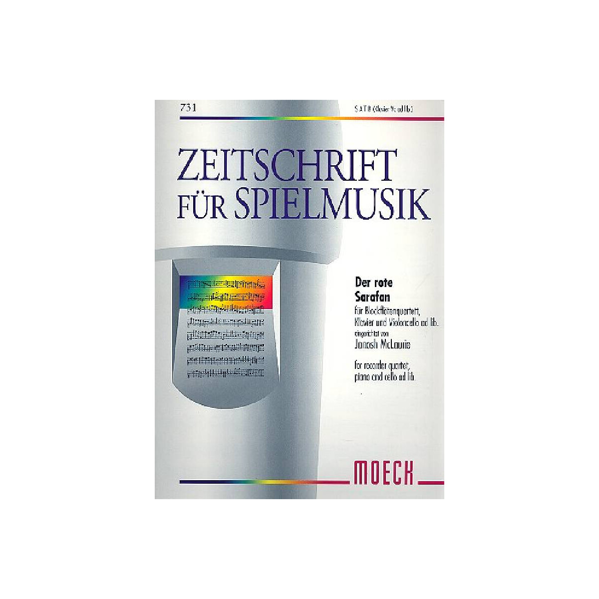 Der rote Sarafan für 4 Blockfl&ouml box