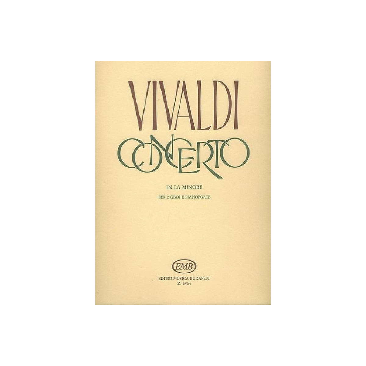 Konzert a-Moll RV536 für 2 Oboen box