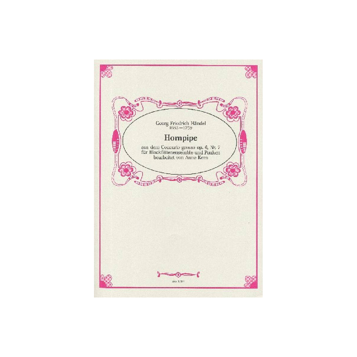 Hornpipe aus dem Concerto grosso op.6,7 box