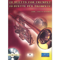 20 Duette (+CD) für Trompete