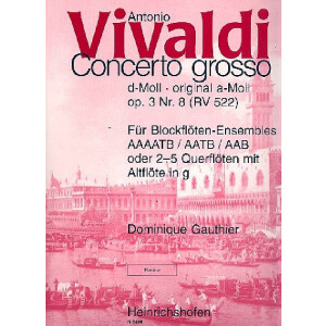 Concerto grosso d-Moll op.3,8 RV522