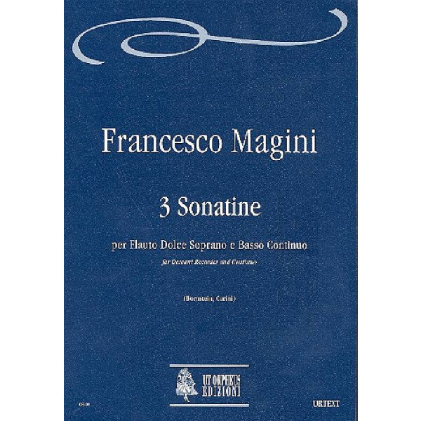 3 sonatine per flauto soprano e basso
