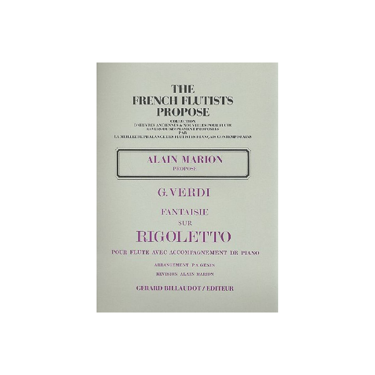 Fantaisie op.19 sur Rigoletto box