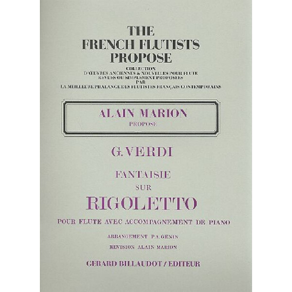 Fantaisie op.19 sur Rigoletto