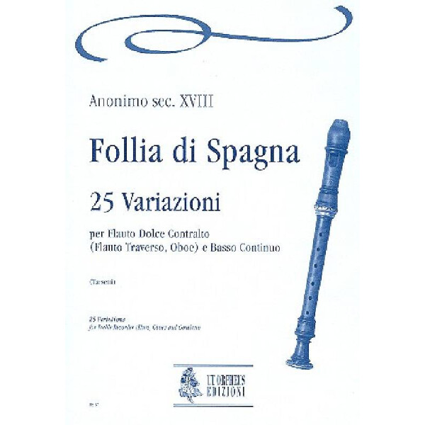 Follia di spagna 25 variations for