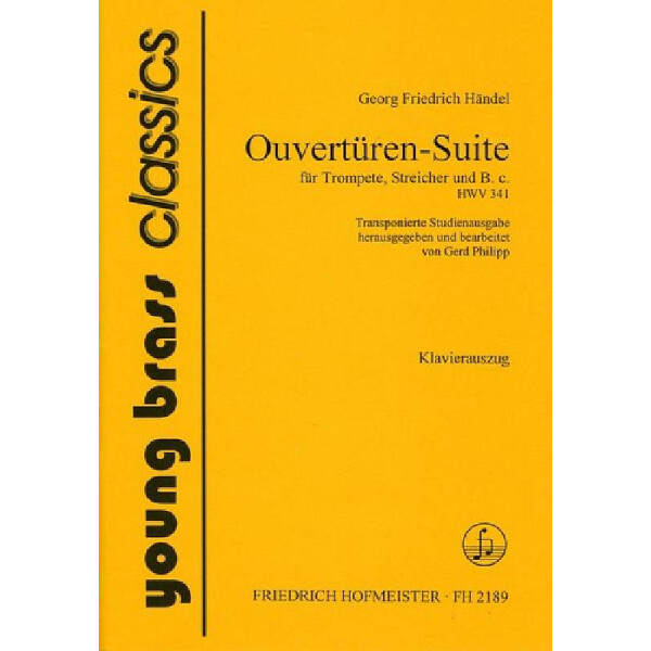 Ouvertüren-Suite HWV341 für Trompete,