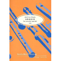 Adagio for 4 recorders (SATB)