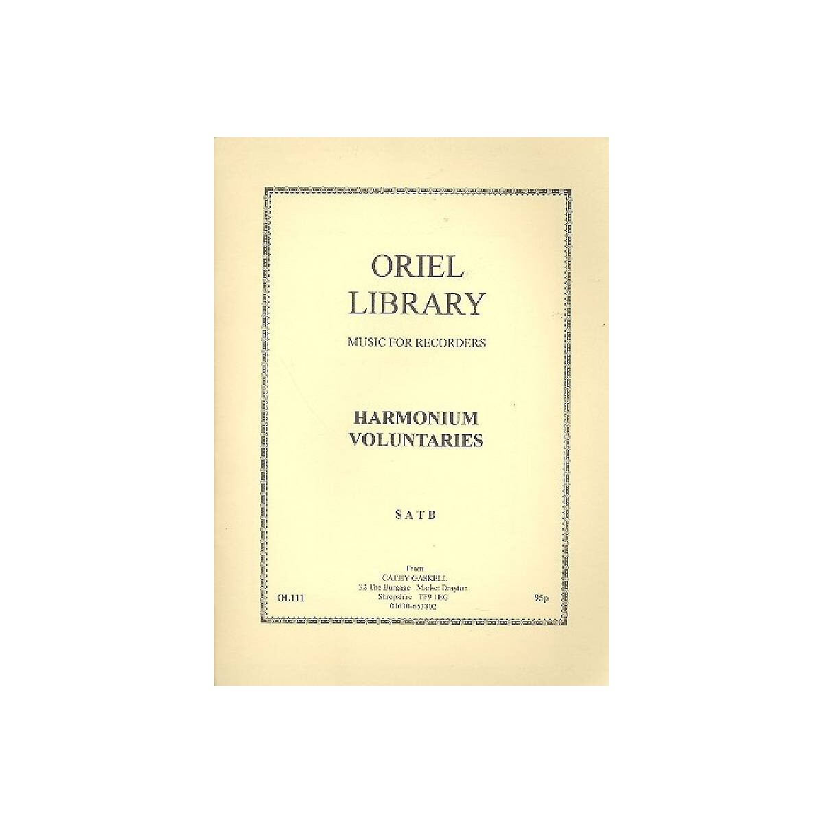 Harmonium Voluntaries for box