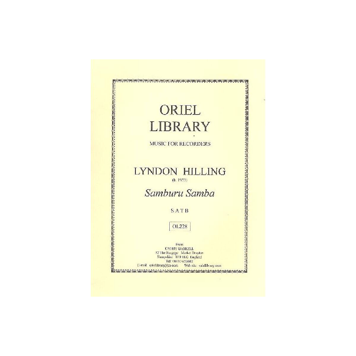 Samburu Samba for box