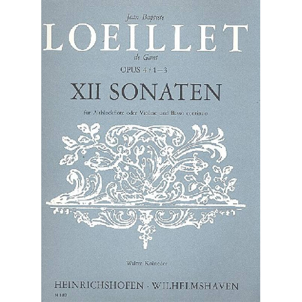 12 Sonaten op.4 Band 1 (Nr.1-3)