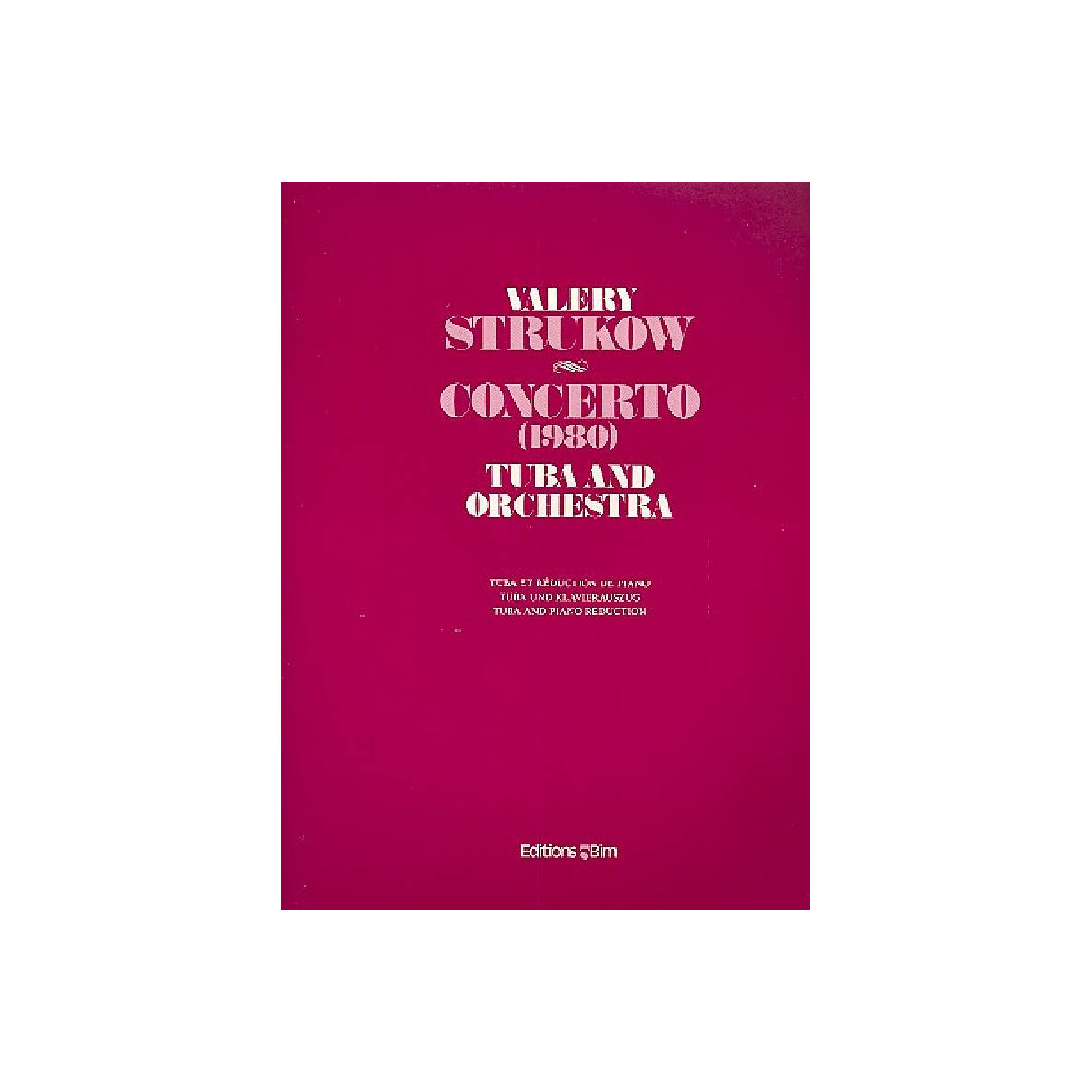 Concerto for tuba and orchestra