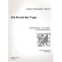 Contrapuncti 1,5,6 und 7 aus Die Kunst der Fuge