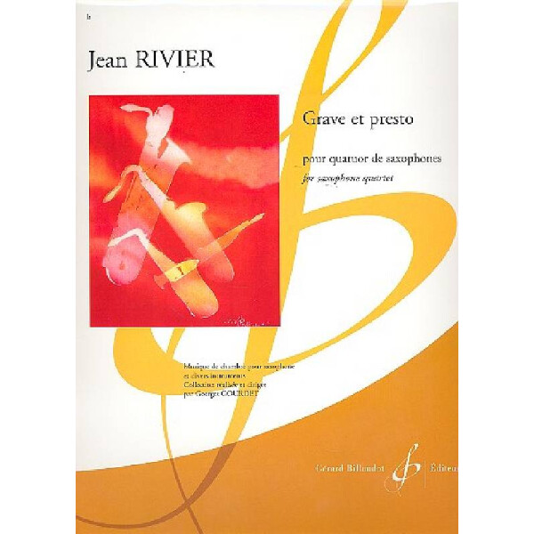 Grave et presto pour 4 saxophones