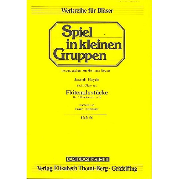6 Sätze aus Flötenuhrstücken