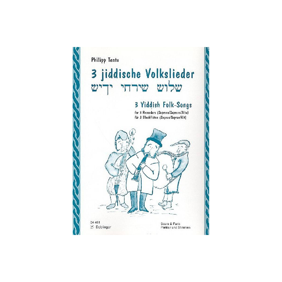 3 jiddische Volkslieder für SSA box