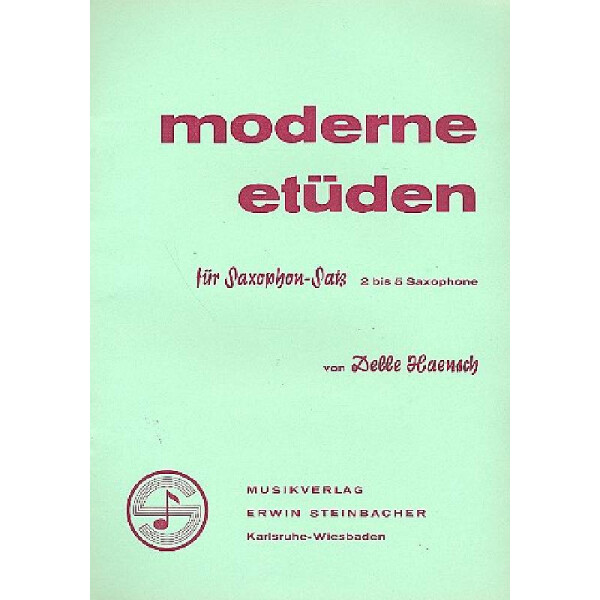 Moderne Etüden für Saxophone