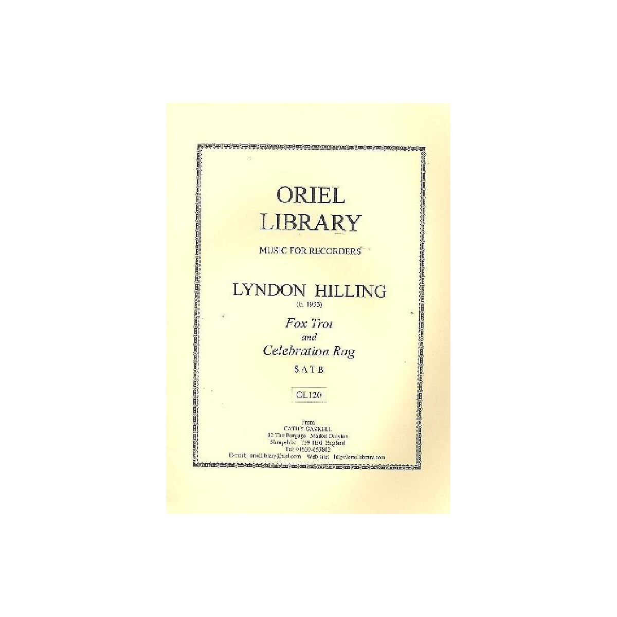 Fox Trot  And  Celebration Rag box