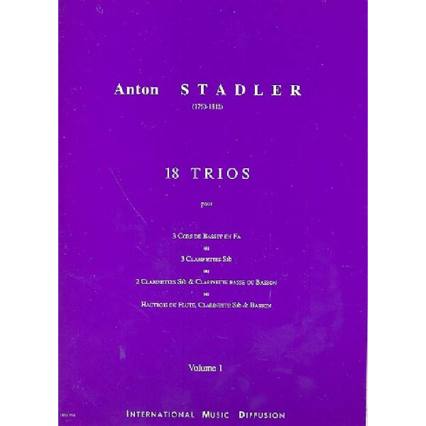 18 trios vol.1 (nos.1-5)