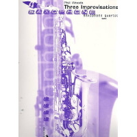3 Improvisations for 4 saxophones