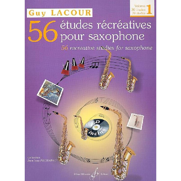 56 études récréatives vol.1 (+CD)