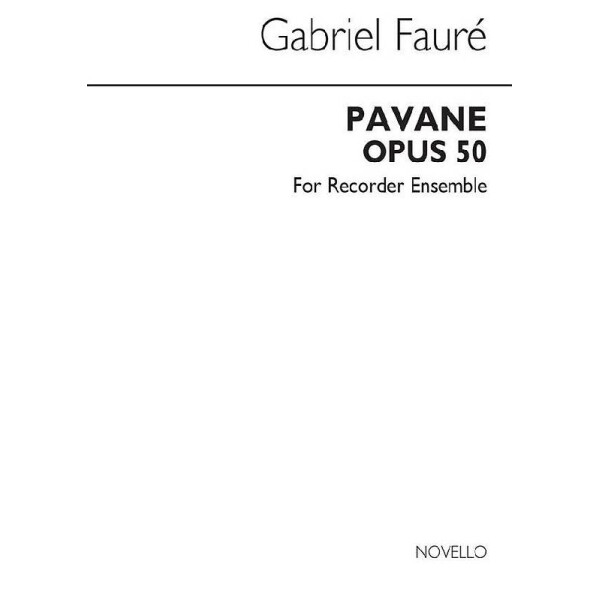 Pavane op.50 for recorder ensemble
