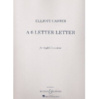 A 6 Letter Letter for english horn alone