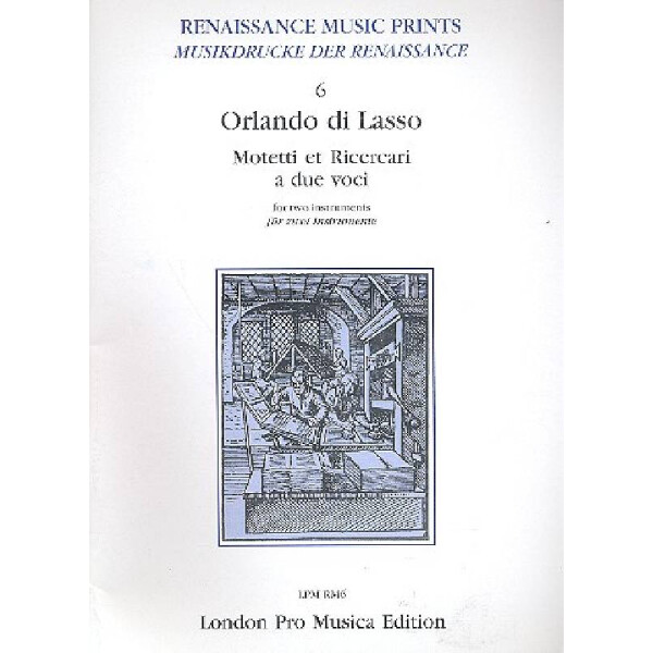 Motetti et ricercari a 2 voci
