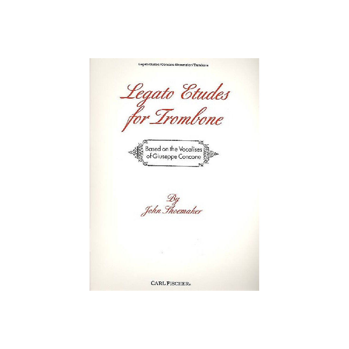 Legato Etudes for trombone box