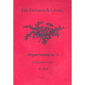 Organ Sonata No.2 for recorders (SAB)