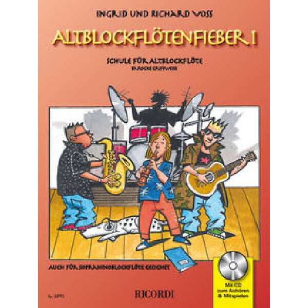 Altblockflötenfieber Band 1 (+CD) Schule