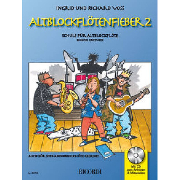 Altblockflötenfieber  Band 2 (+CD) Schule