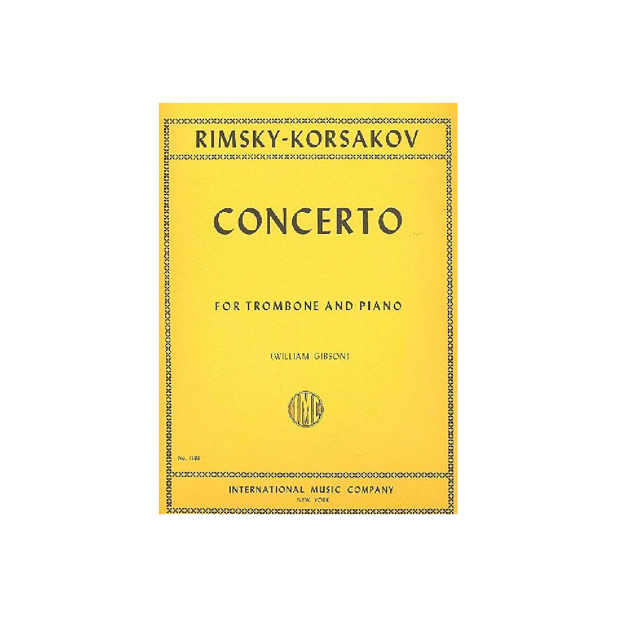 Concerto for trombone and piano box
