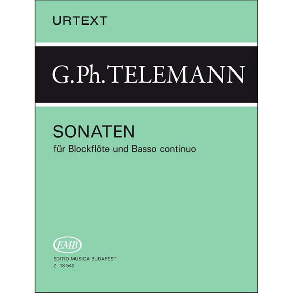 Sonaten für Blockflöte und Bc