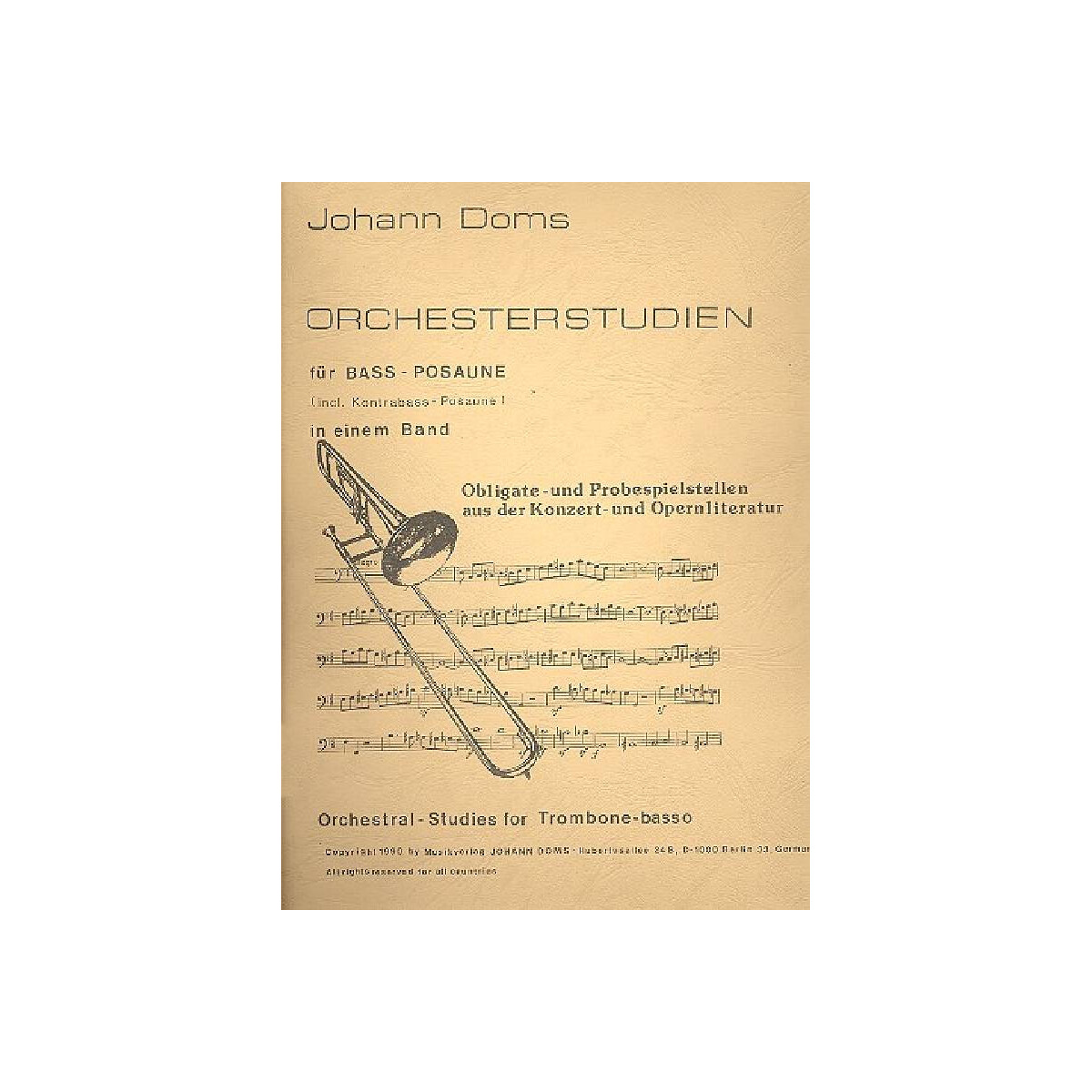 Orchesterstudien f&uuml;r Ba&szlig;posaune