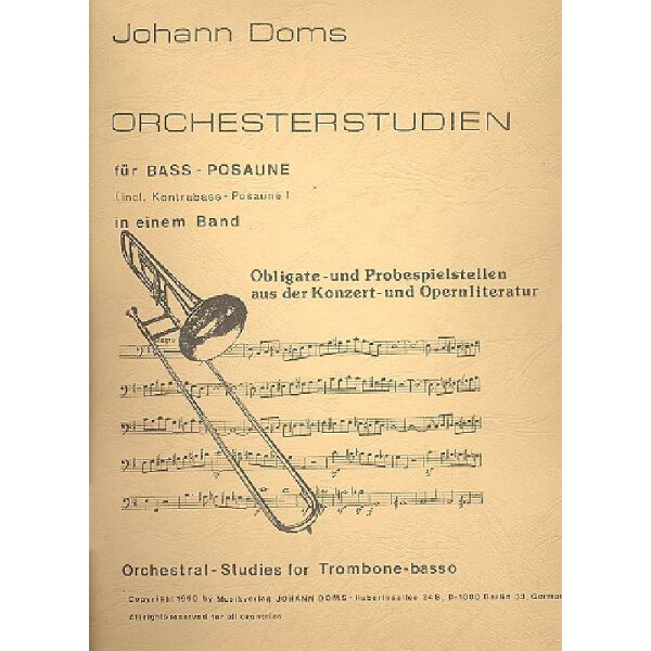 Orchesterstudien für Baßposaune